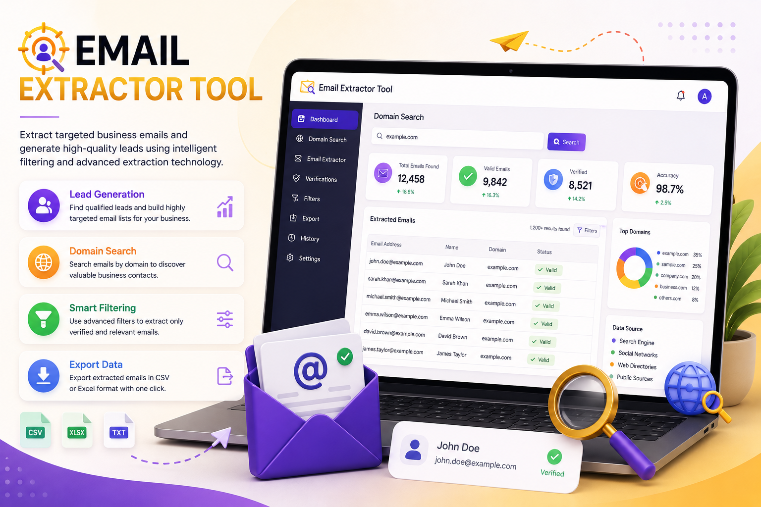 Email Extractor Tool Preview